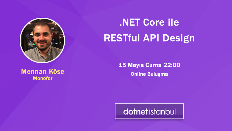.NET Core  ile RESTful API Design Sunumum